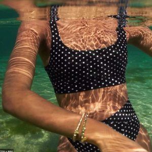 Aerie Wide Strap Scoop Bikini Top